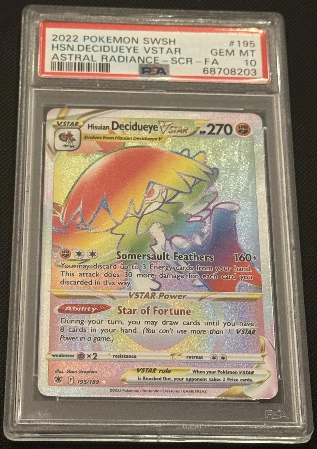 Hsn.decidueye Vstar