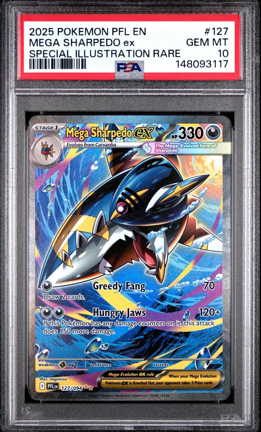 Mega Sharpedo Ex