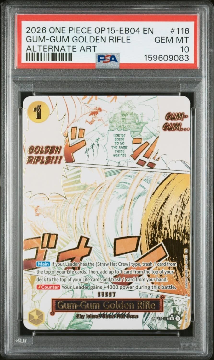 Gum-Gum Golden Rifle