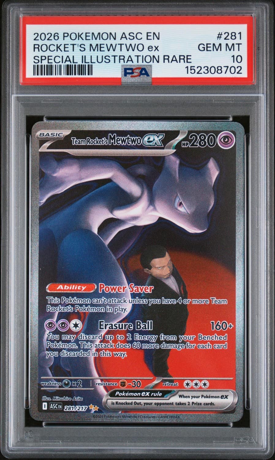 Rocket'S Mewtwo Ex