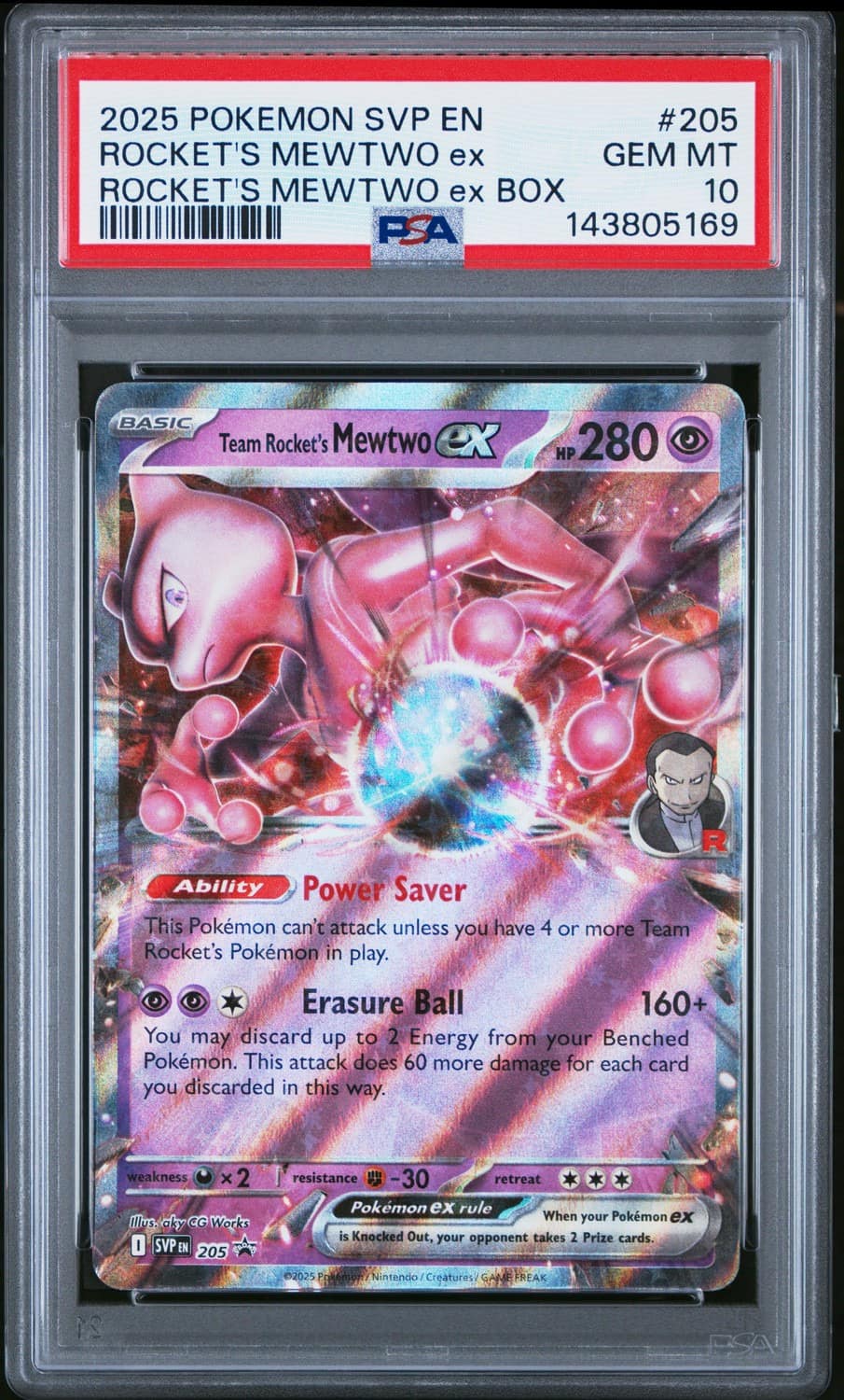 Rocket'S Mewtwo Ex