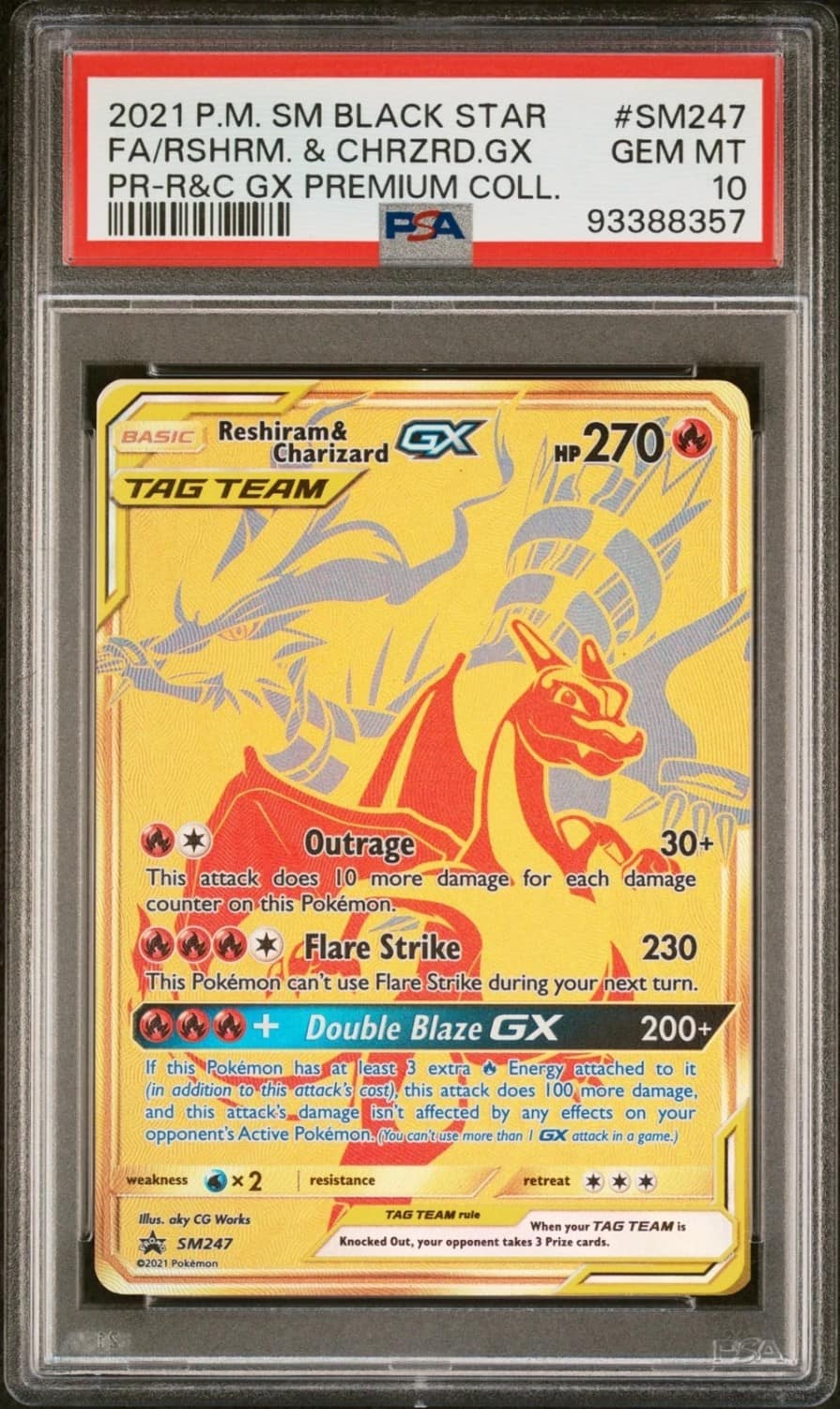 Reshiram & Charizard Gx