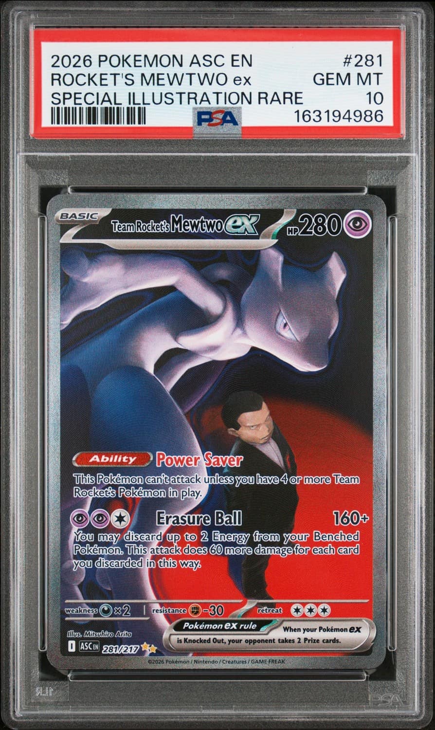 Rocket'S Mewtwo Ex