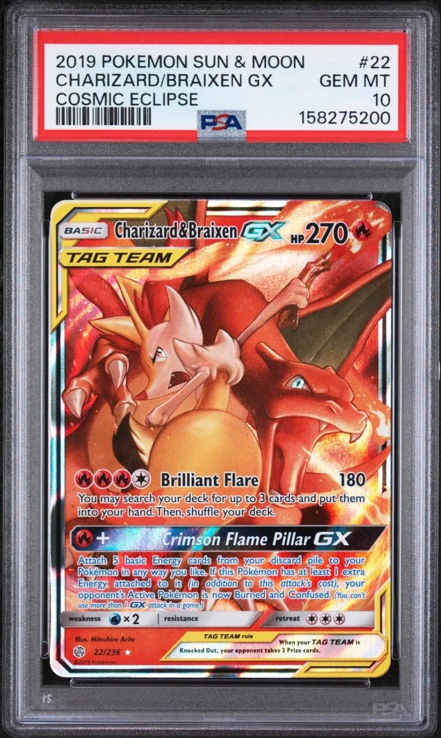 Charizard/braixen Gx