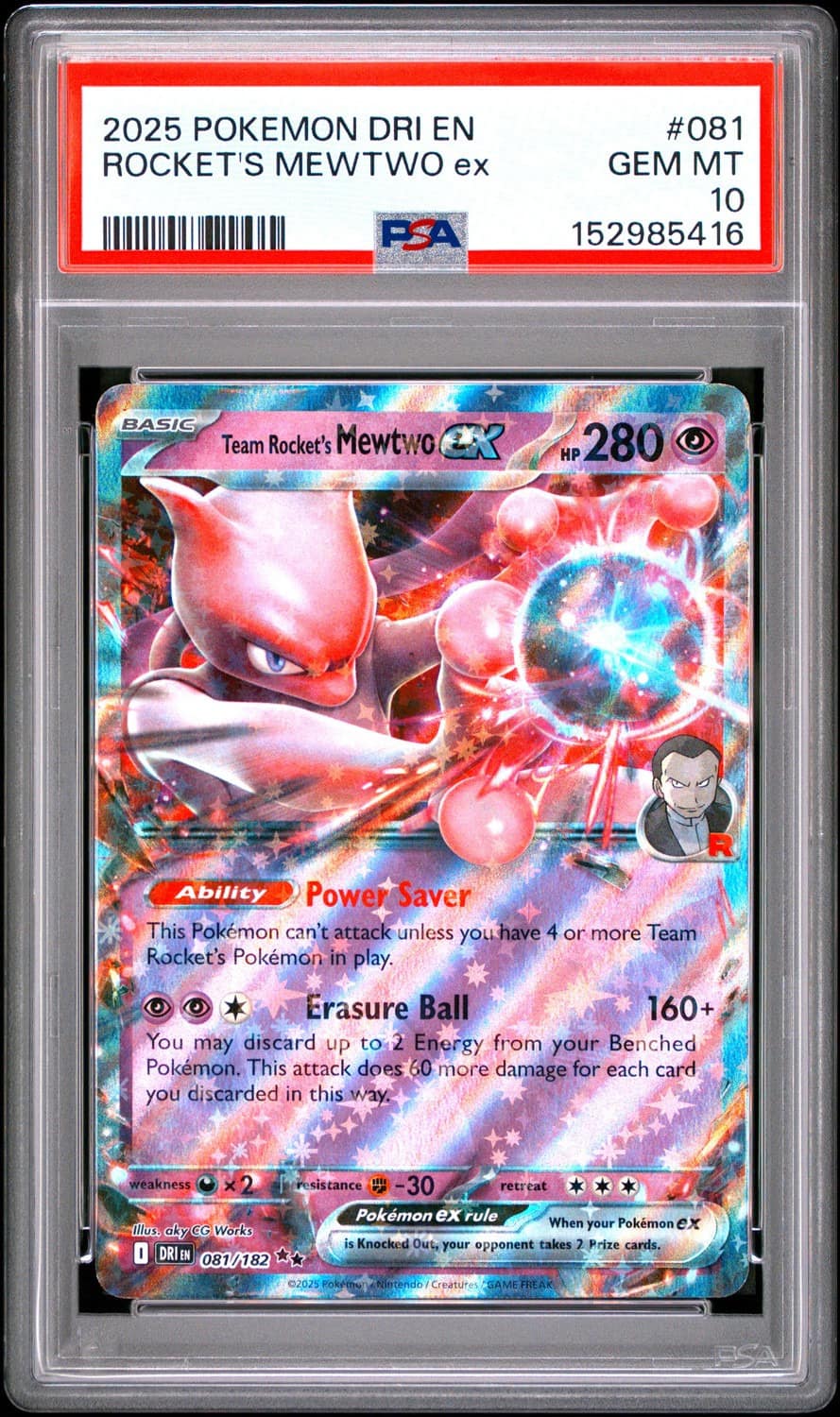 Rocket'S Mewtwo Ex