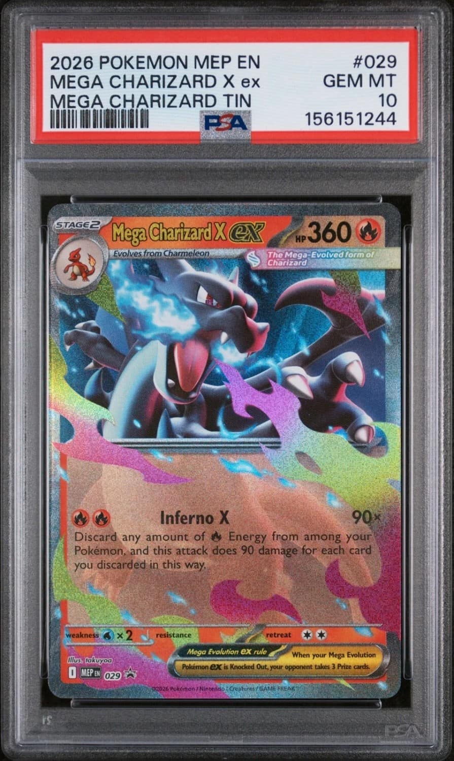 Mega Charizard X Ex