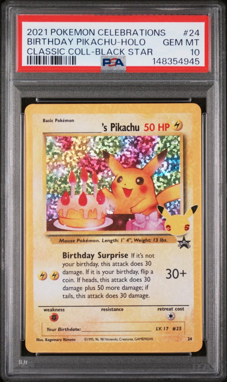 Birthday Pikachu