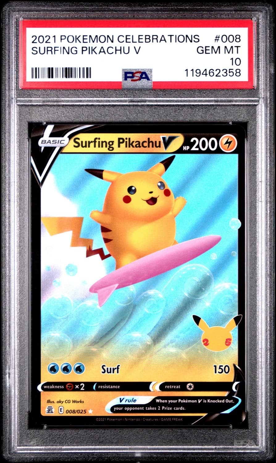 Surfing Pikachu V