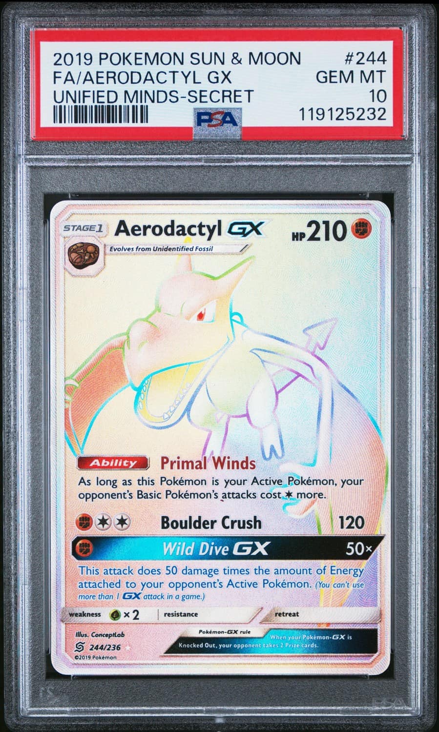 Aerodactyl Gx