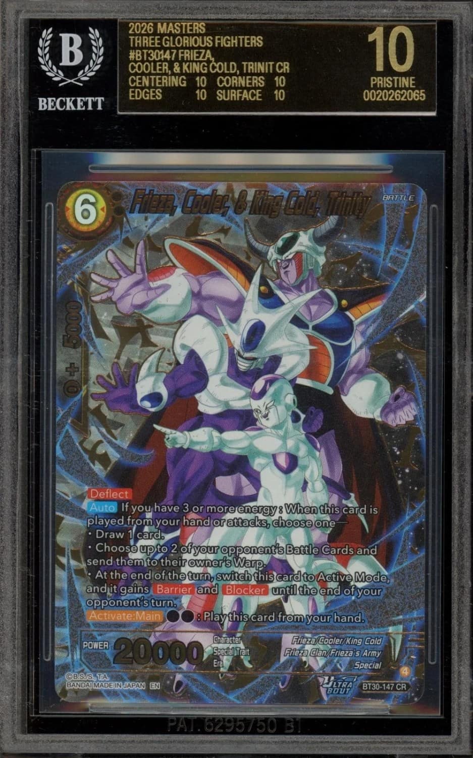 Frieza, Cooler, & King Cold, Trinity Cr