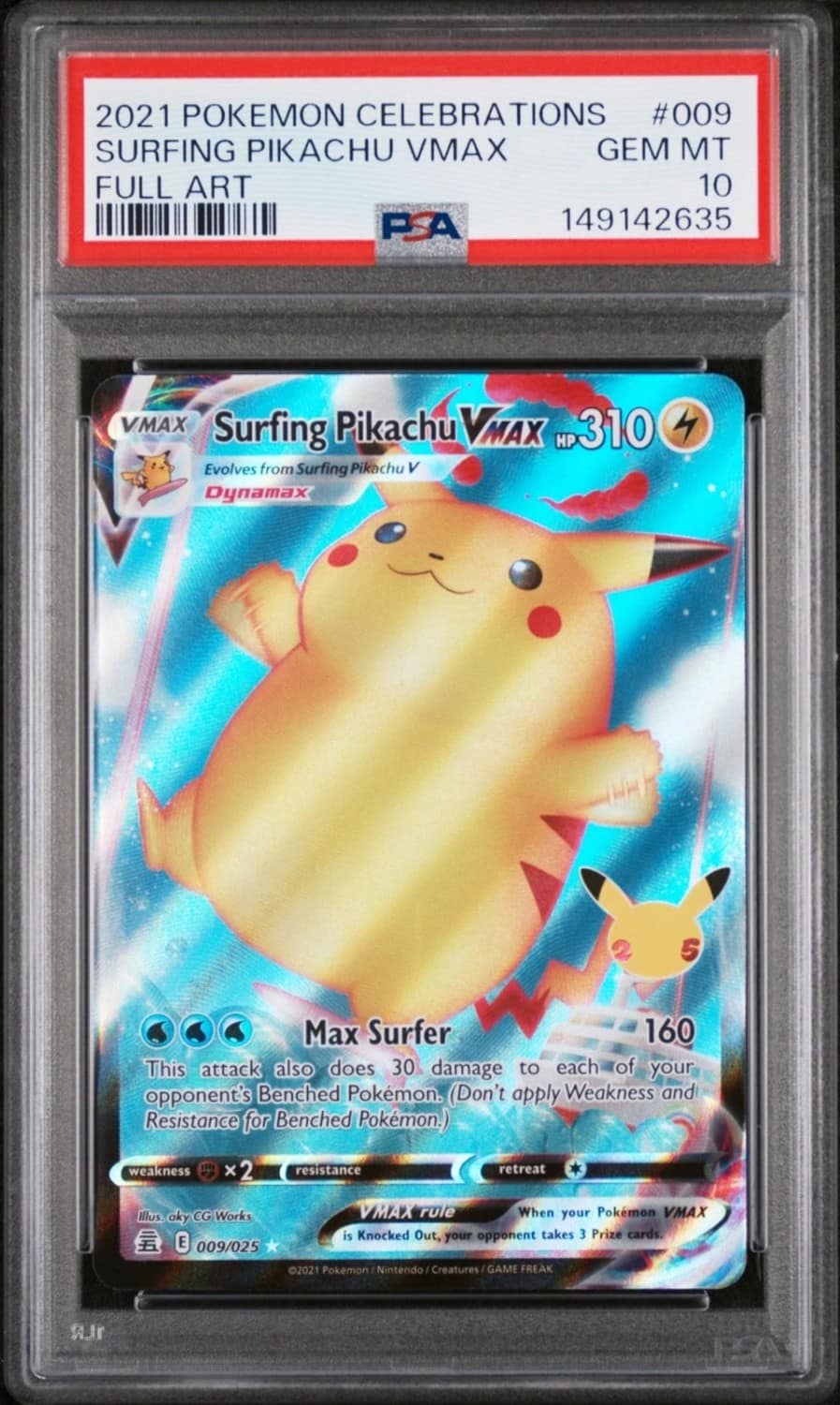 Surfing Pikachu Vmax