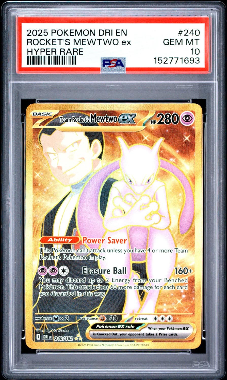 Rocket'S Mewtwo Ex