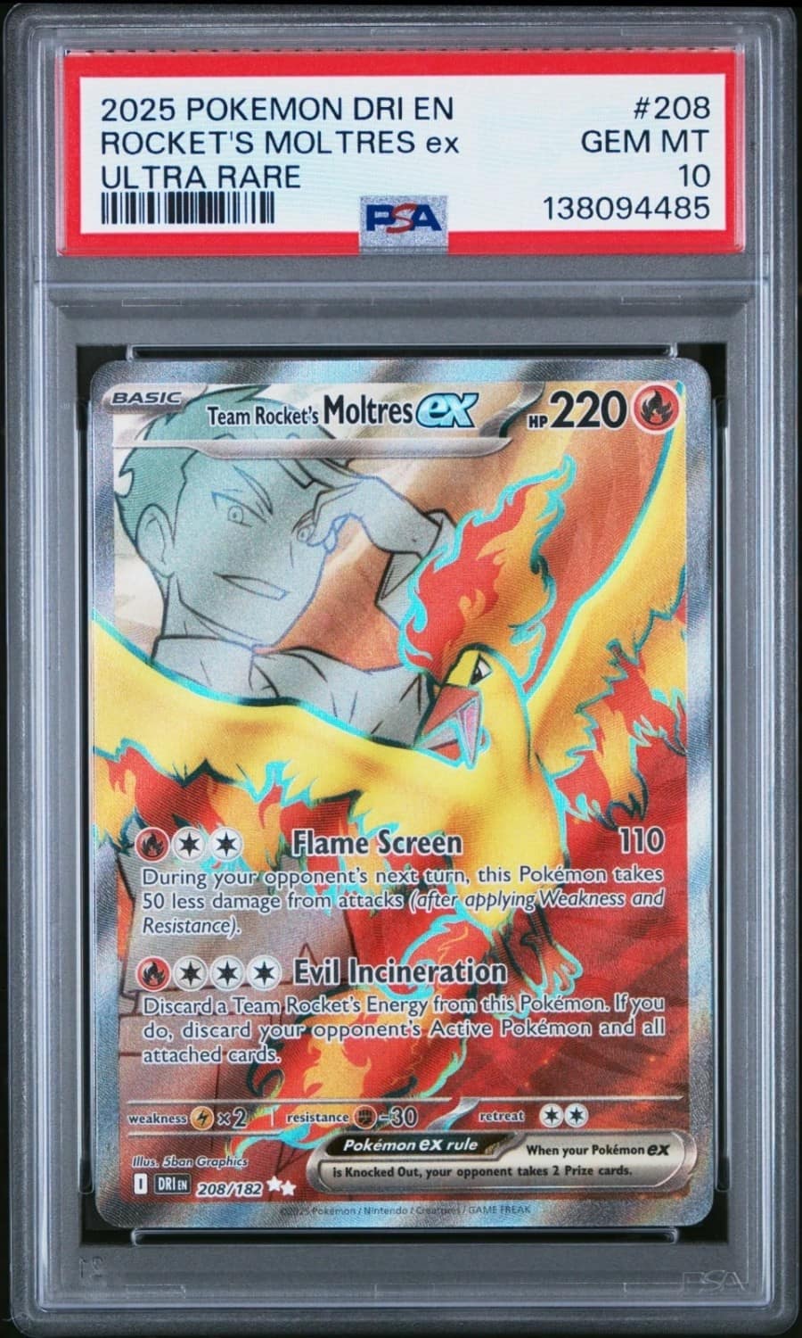 Rocket'S Moltres Ex