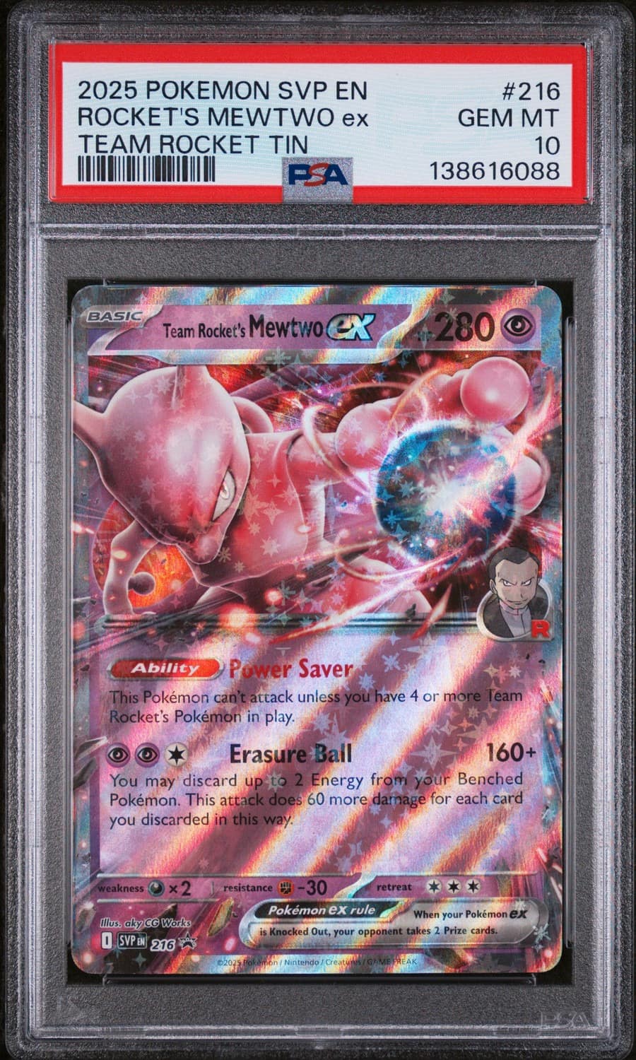 Rocket'S Mewtwo Ex