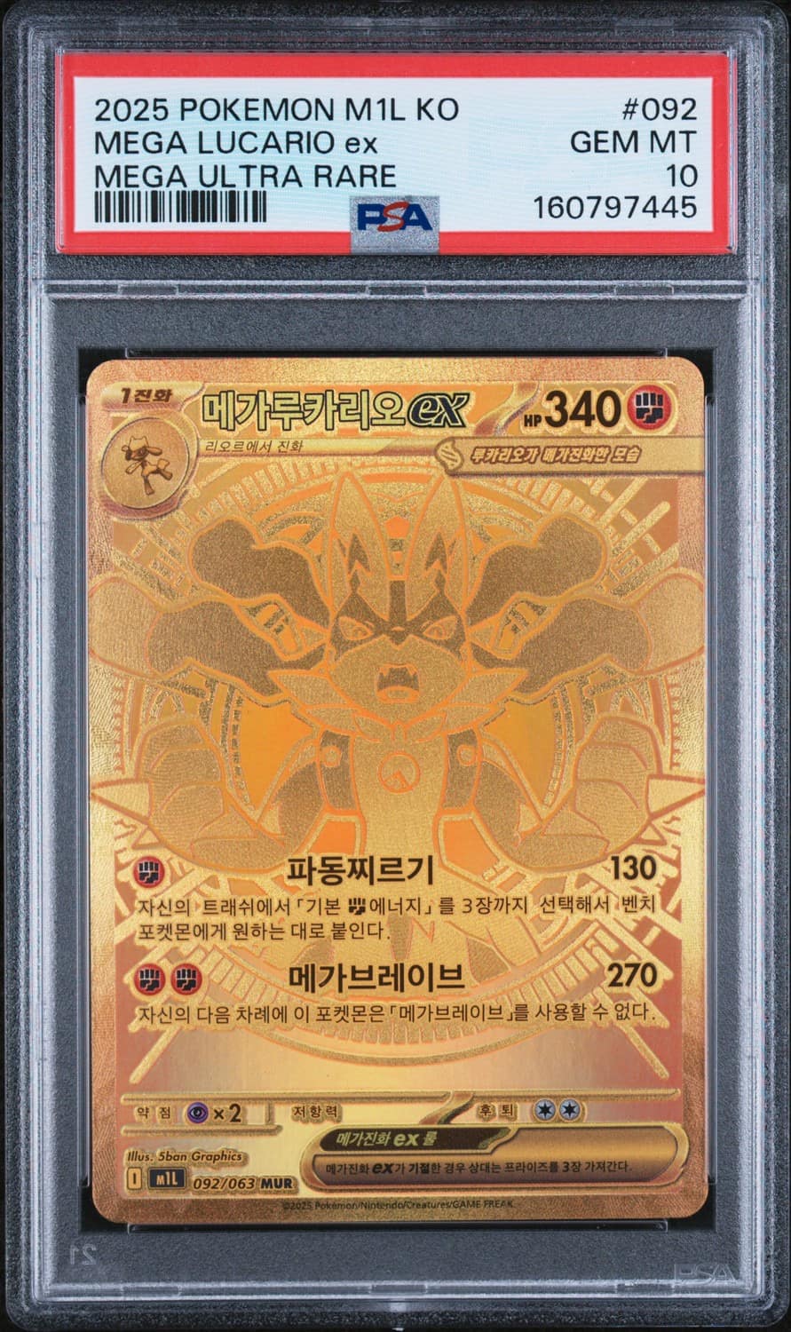 Mega Lucario Ex