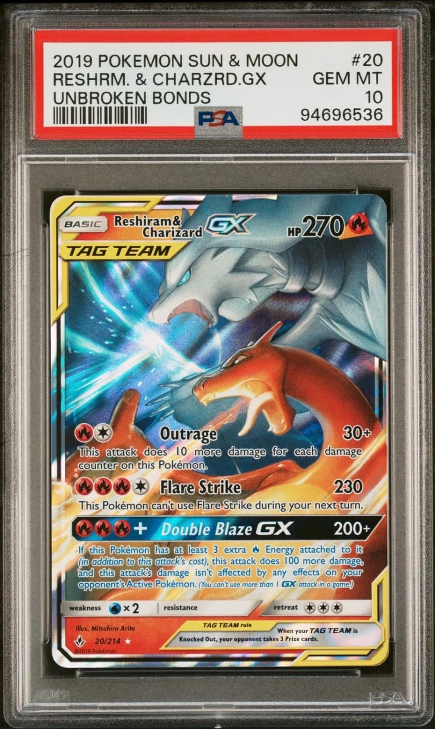 Reshiram & Charizard Gx