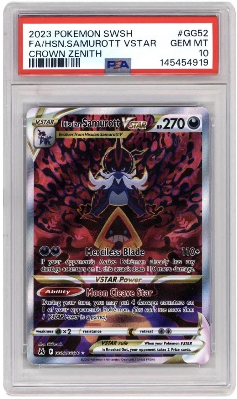 Hisuian Samurott Vstar