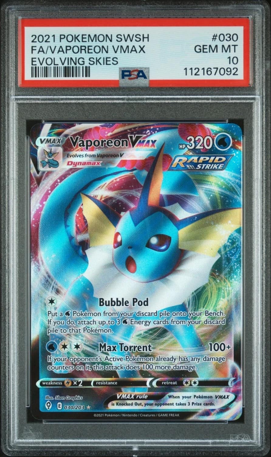 Vaporeon Vmax