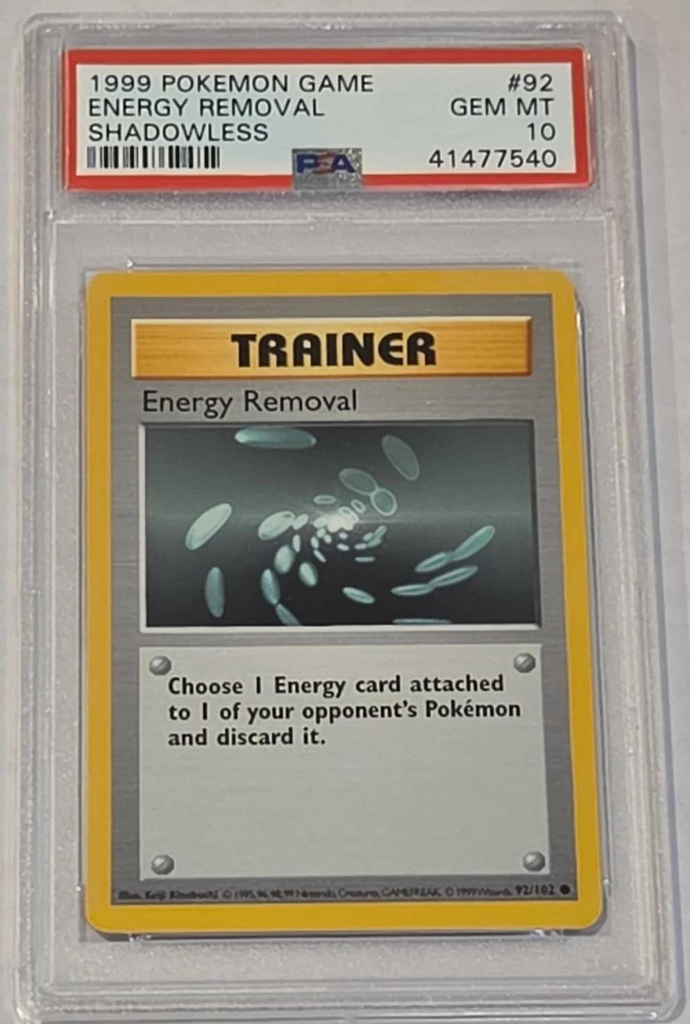 Energy Removal