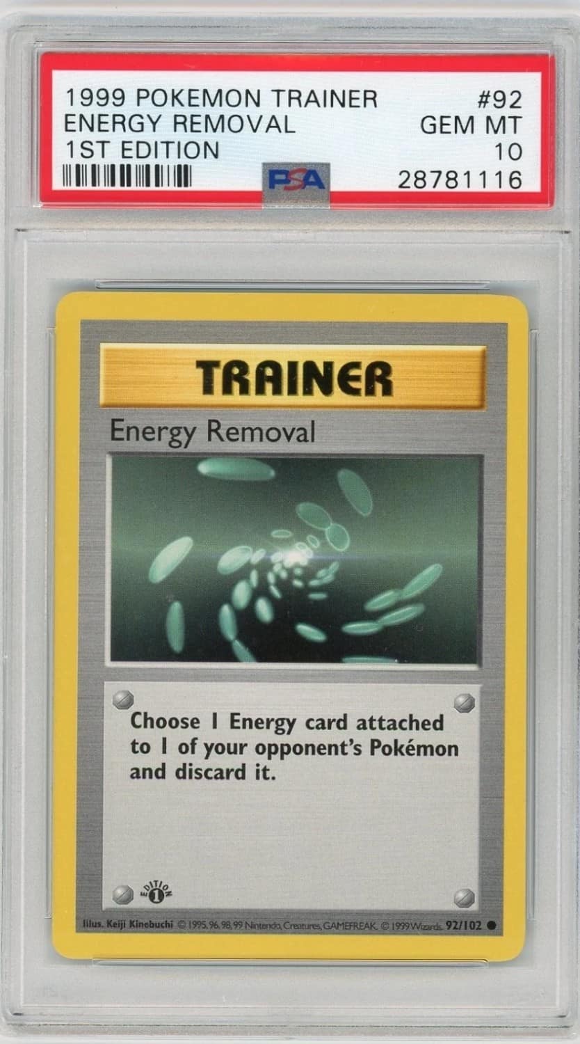 Energy Removal