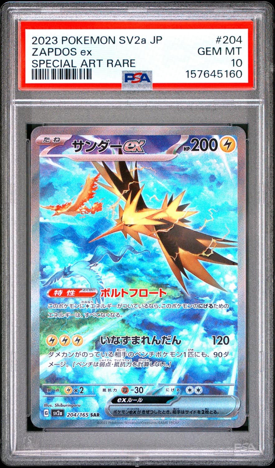 Zapdos Ex