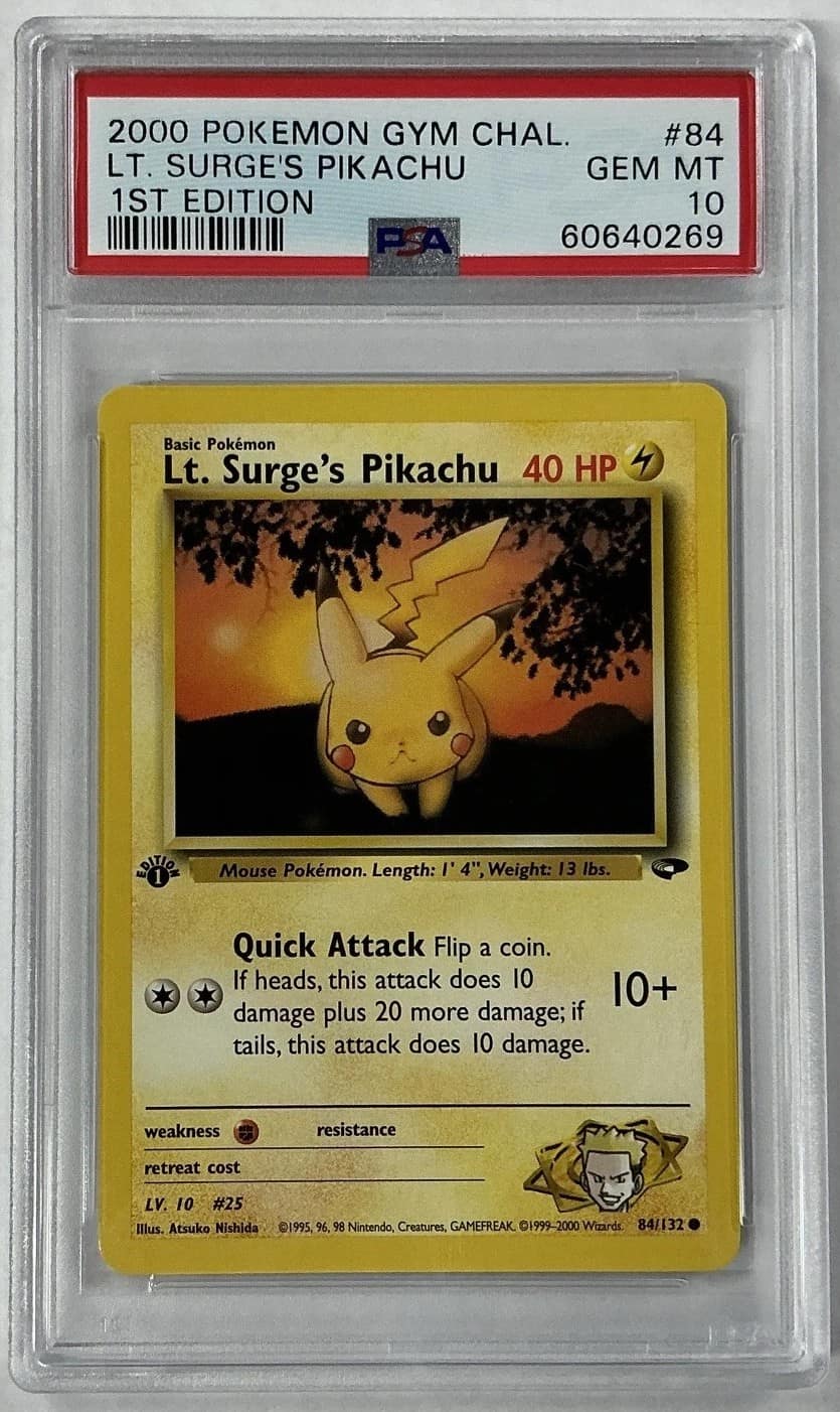 Lt. Surge'S Pikachu