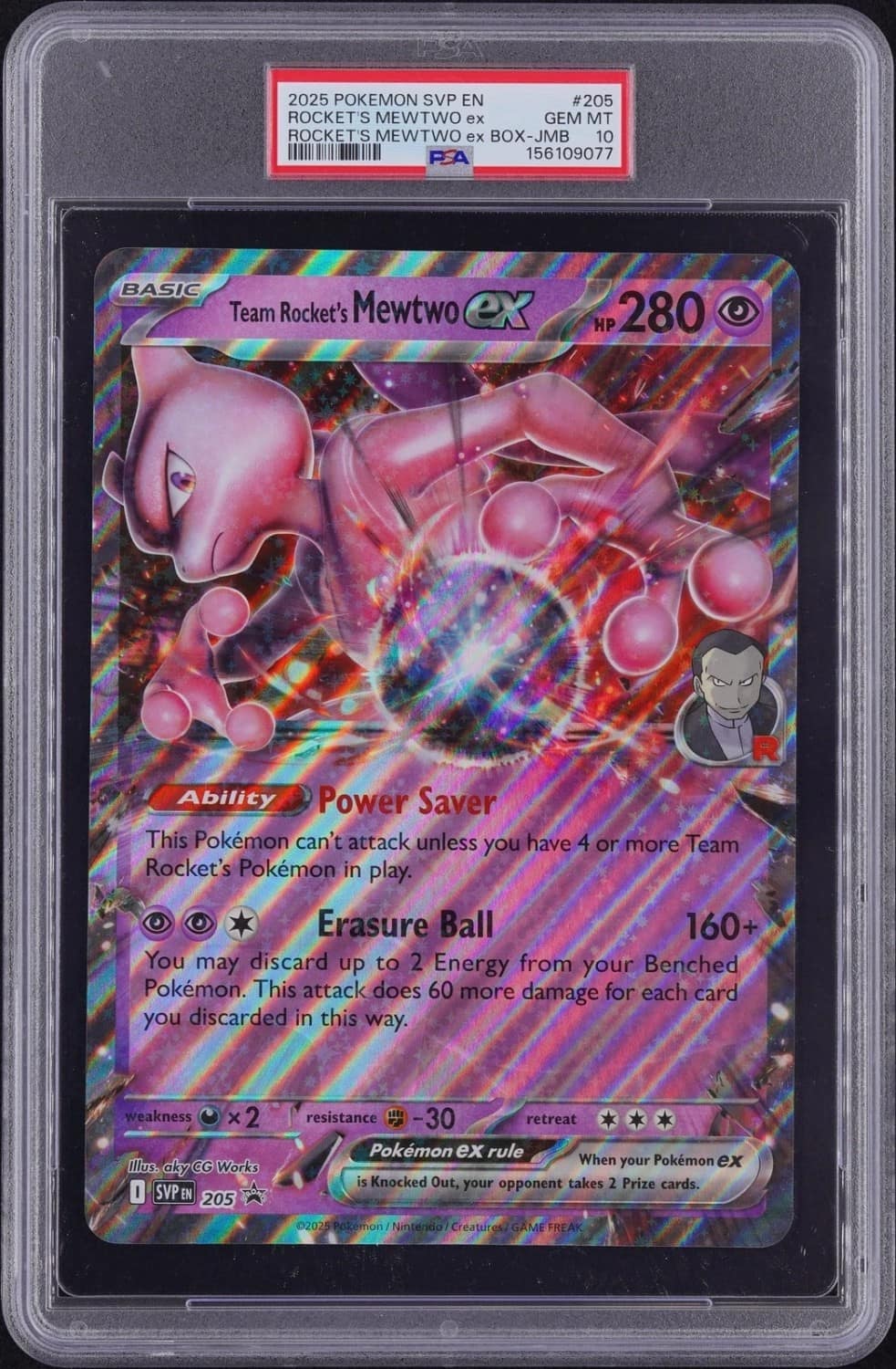 Rocket'S Mewtwo Ex