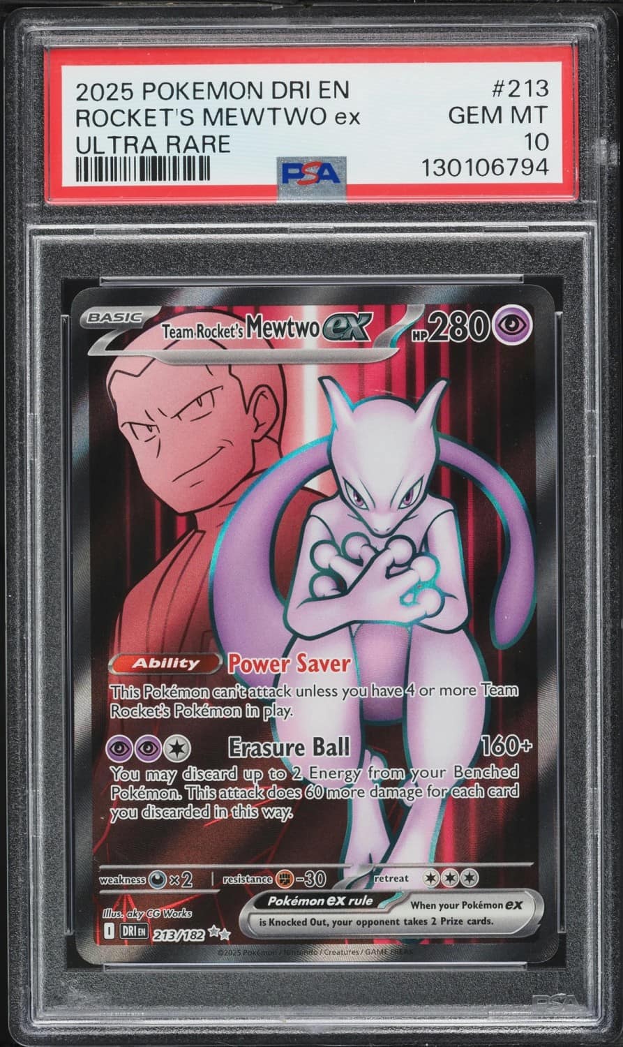 Rocket'S Mewtwo Ex