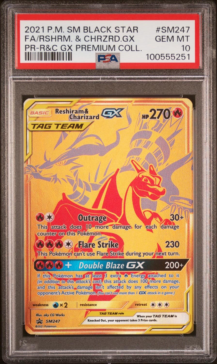 Reshiram & Charizard Gx