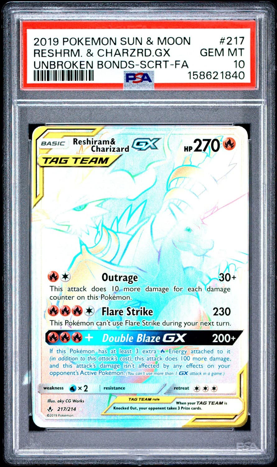 Reshiram & Charizard Gx