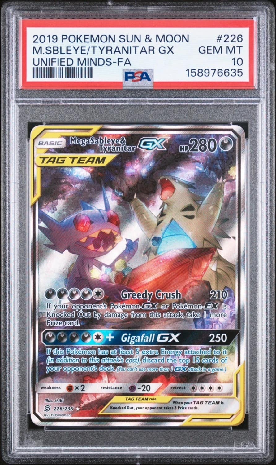 Mega Sableye & Tyranitar Gx