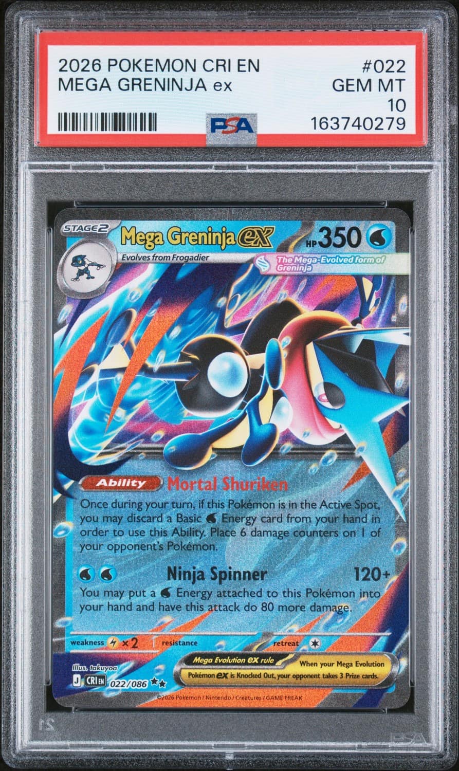 Mega Greninja Ex