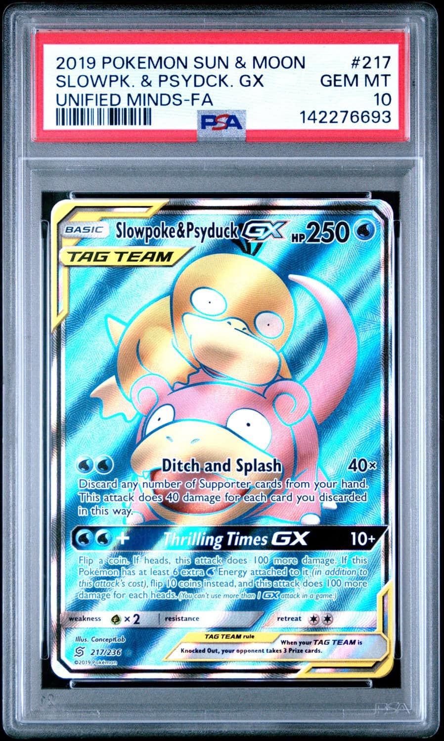Slowpoke & Psyduck Gx