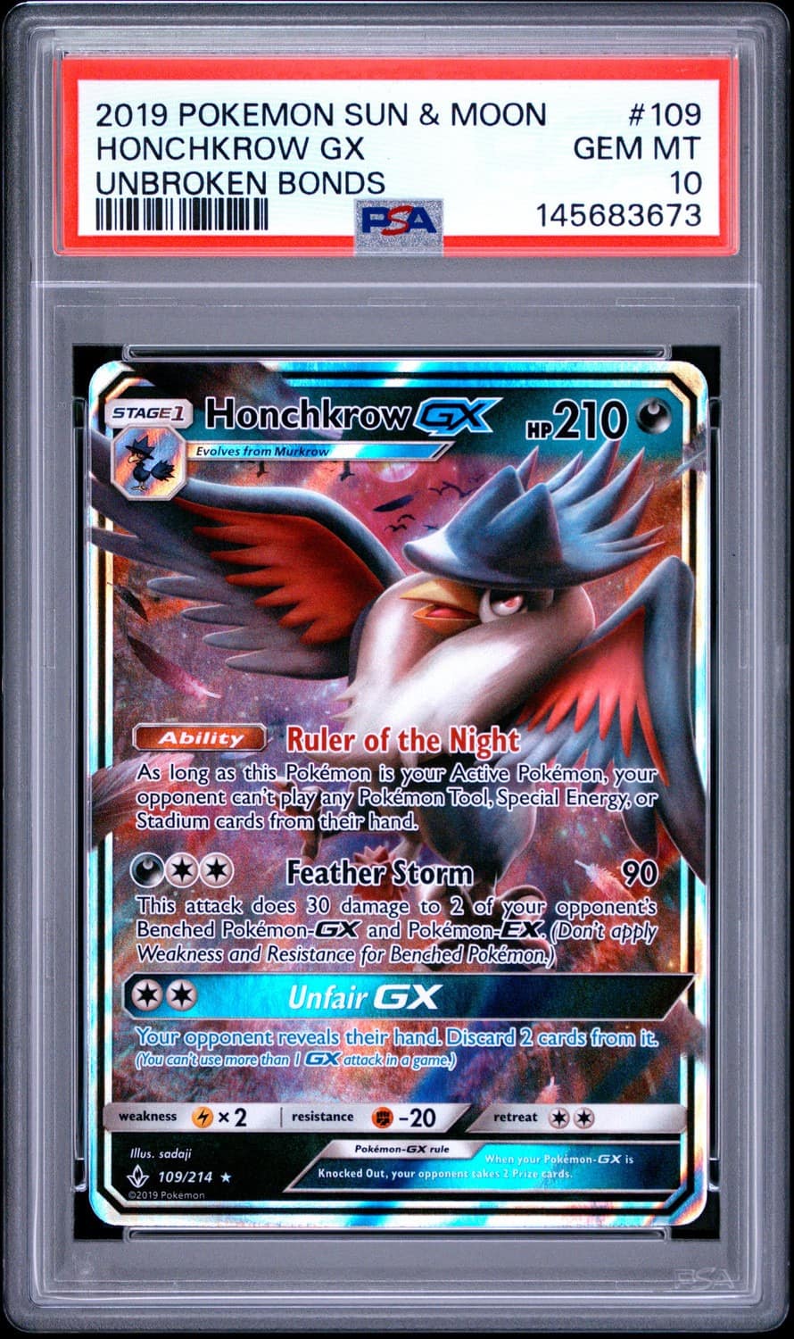 Honchkrow Gx