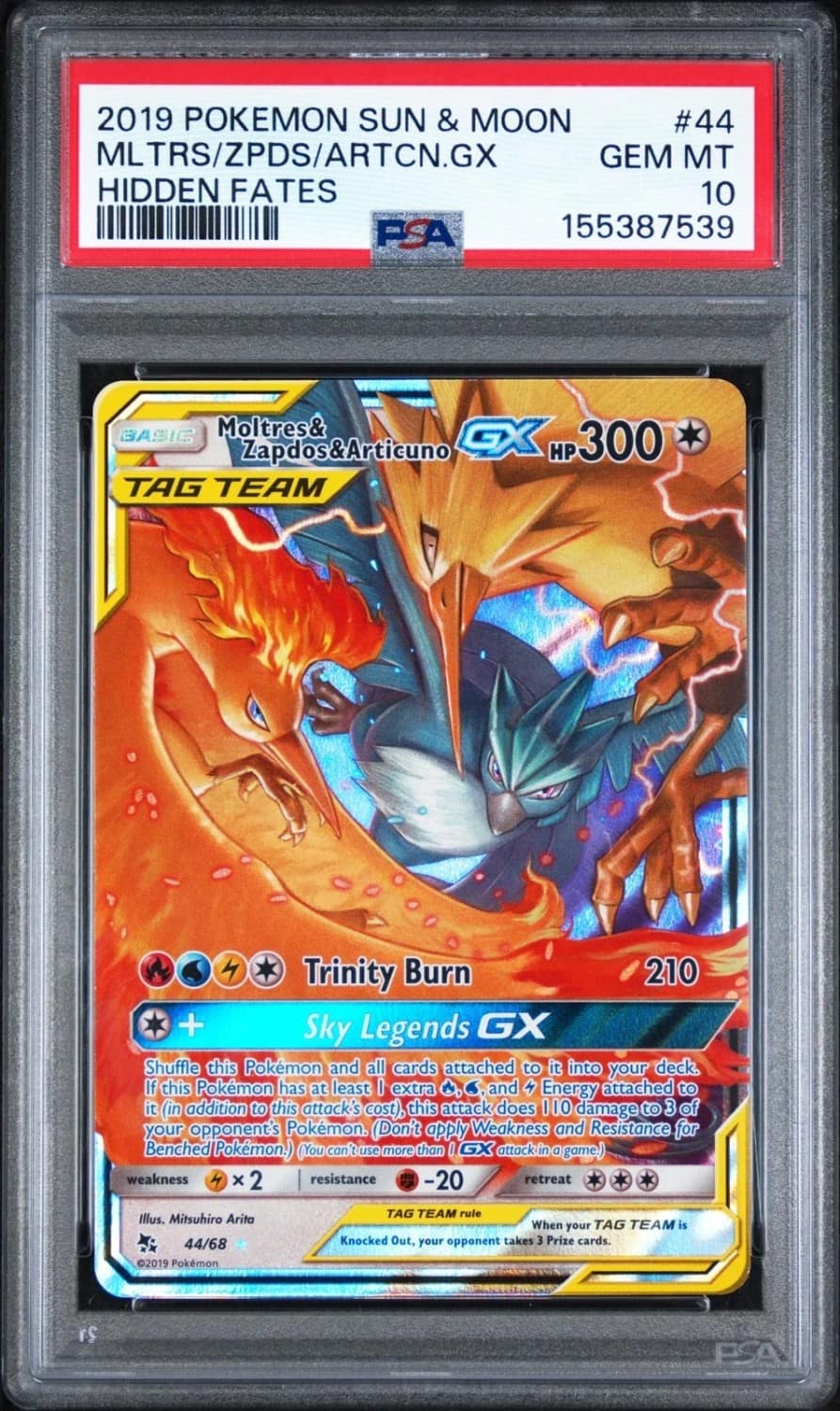Moltres & Zapdos & Articuno Gx