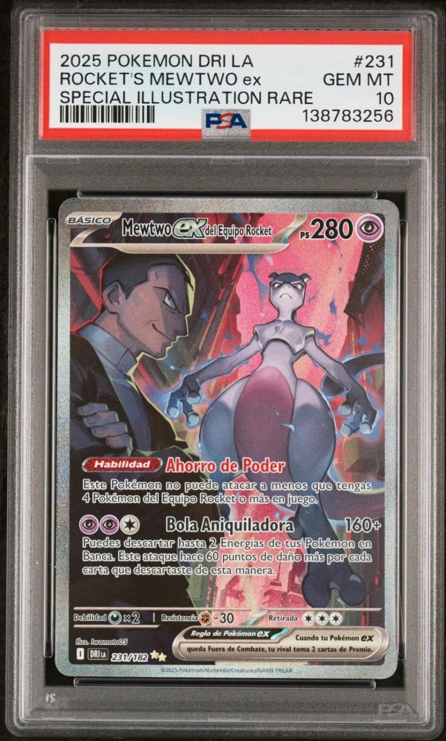 Rocket'S Mewtwo Ex