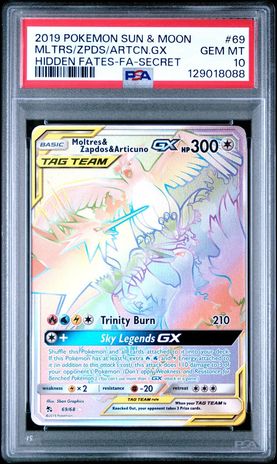 Moltres & Zapdos & Articuno Gx