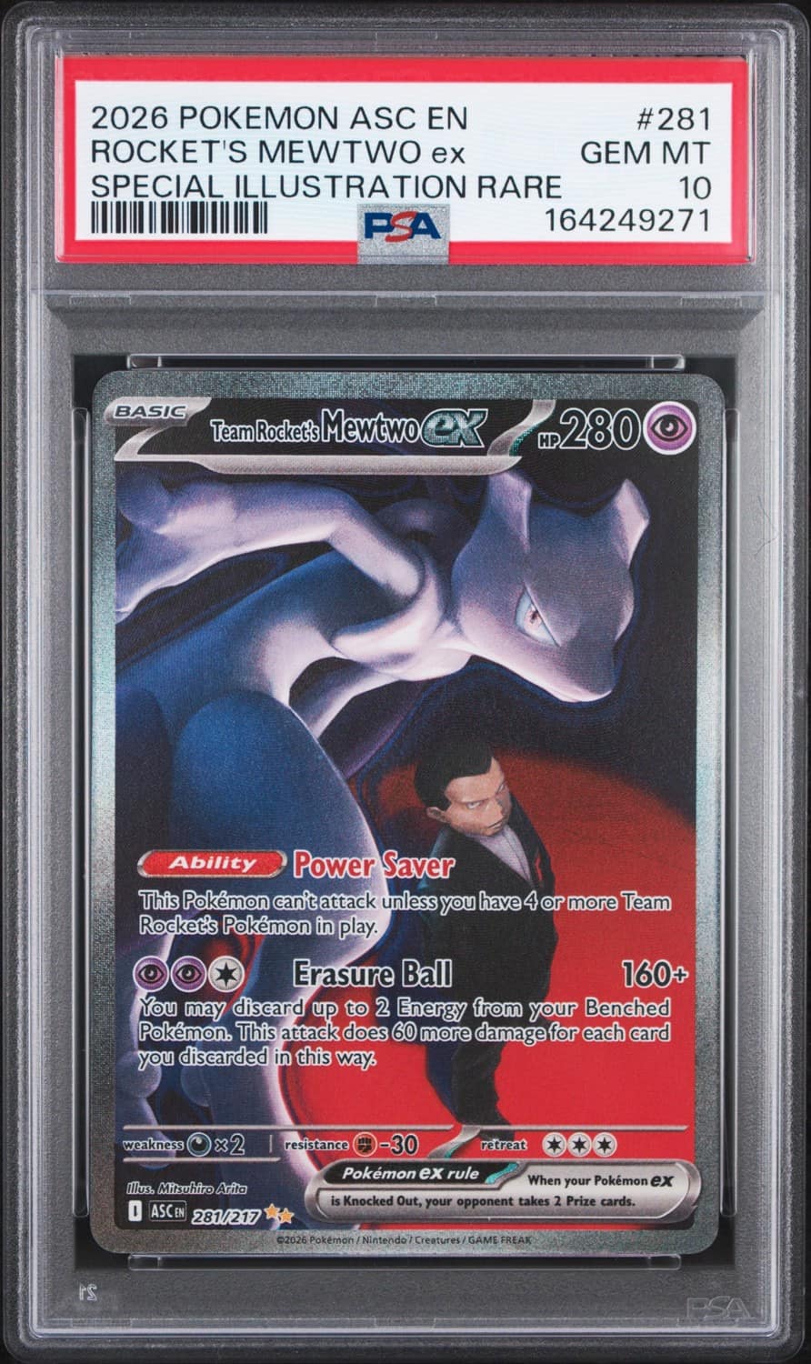 Rocket'S Mewtwo Ex
