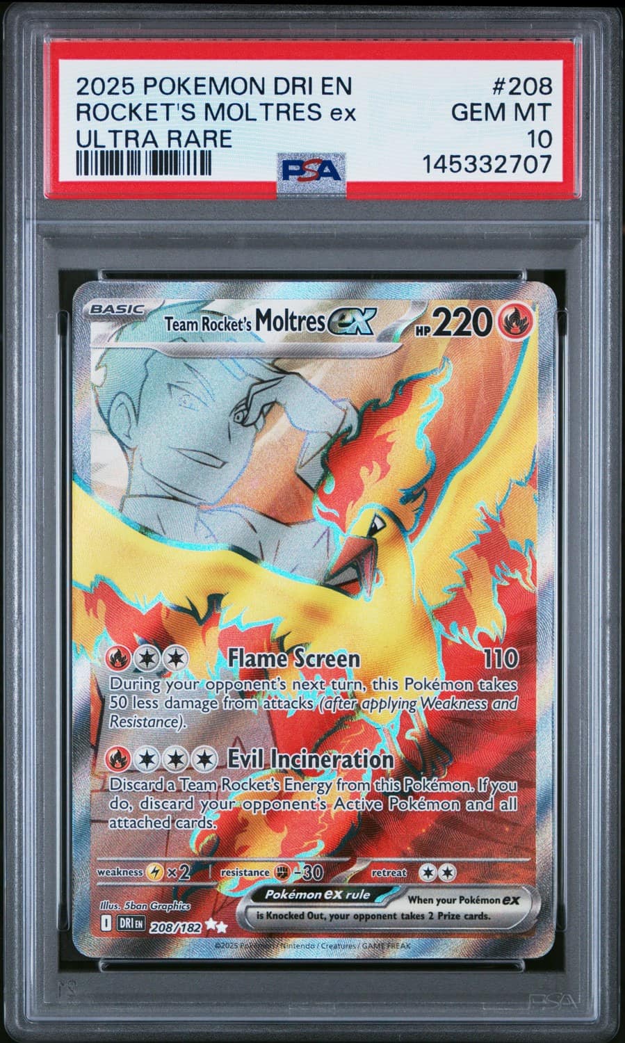Rocket'S Moltres Ex