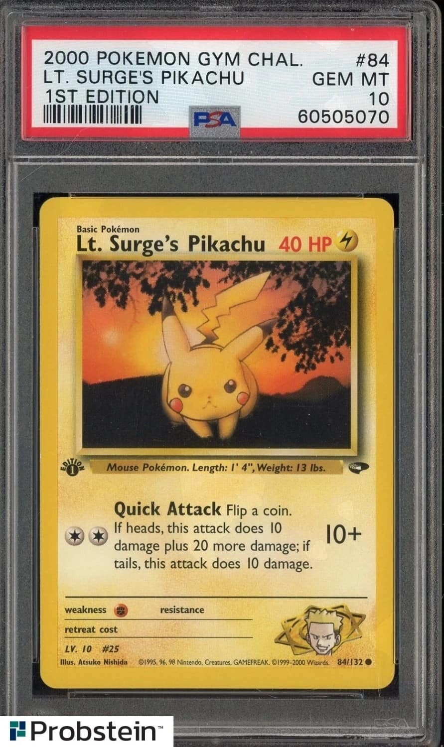 Lt. Surge'S Pikachu