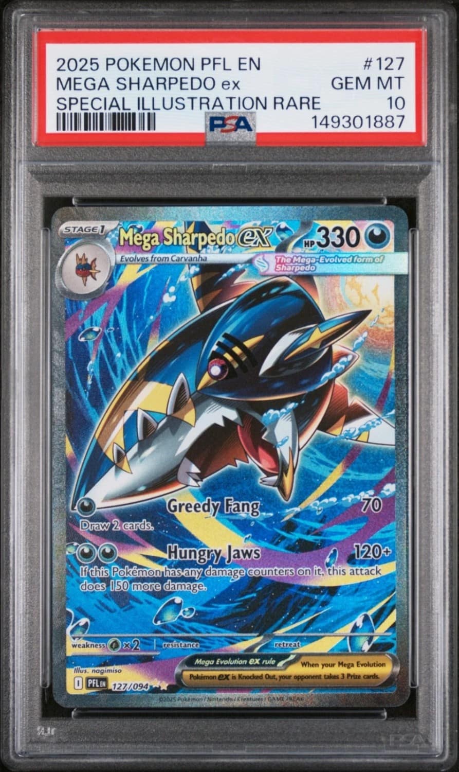 Mega Sharpedo Ex