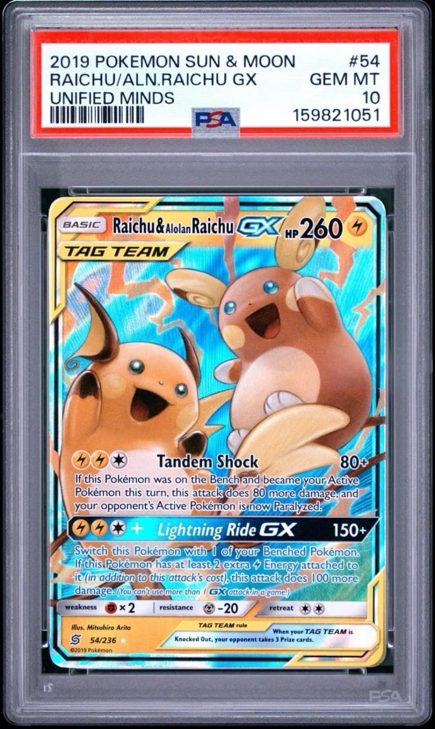 Raichu & Alolan Raichu Gx