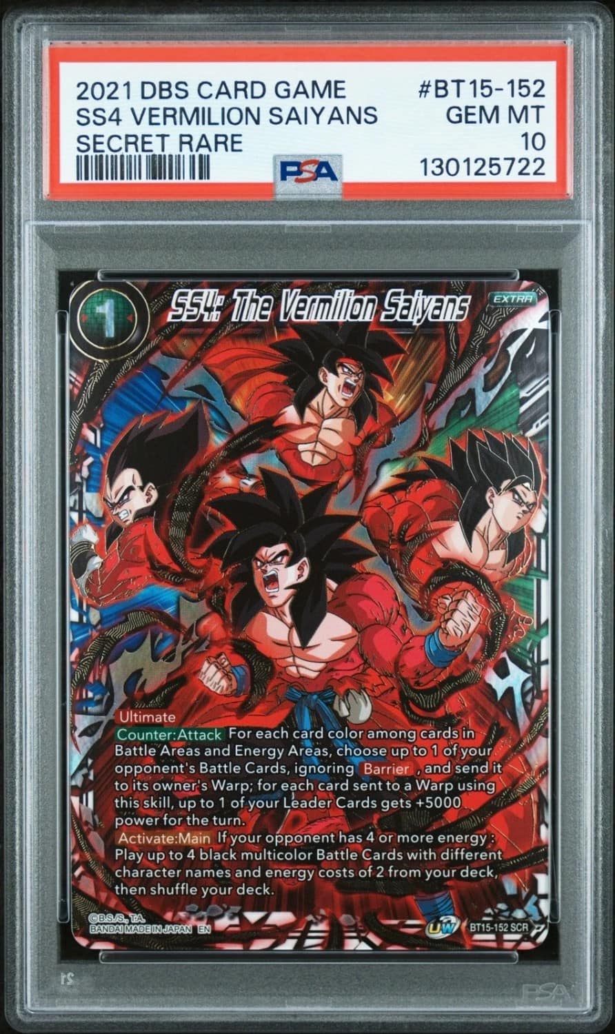 Ss4 Vermilion Saiyans