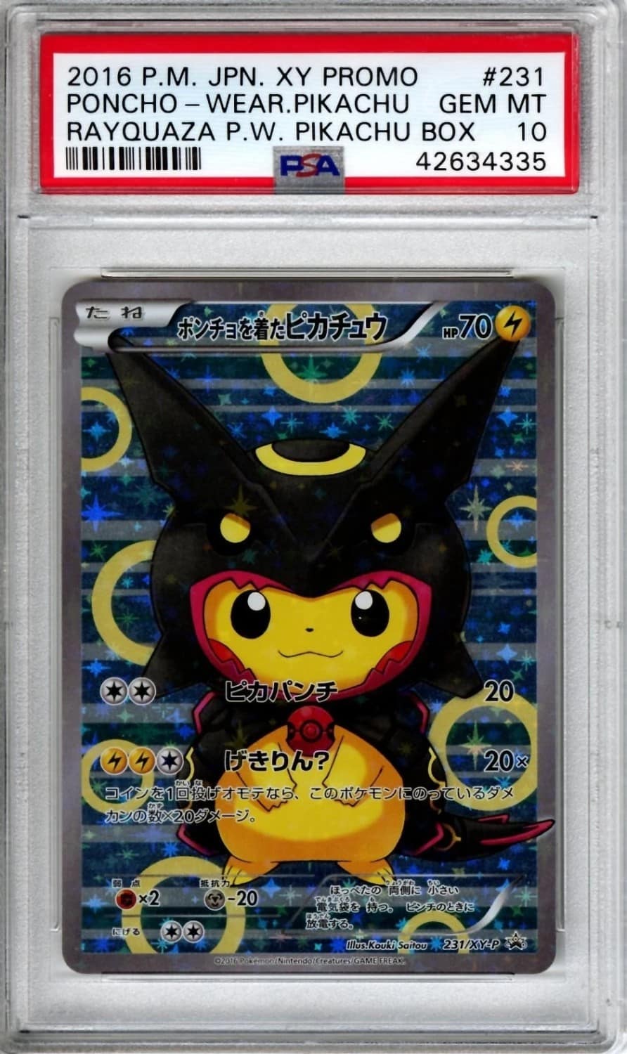 Poncho-Wearing Pikachu