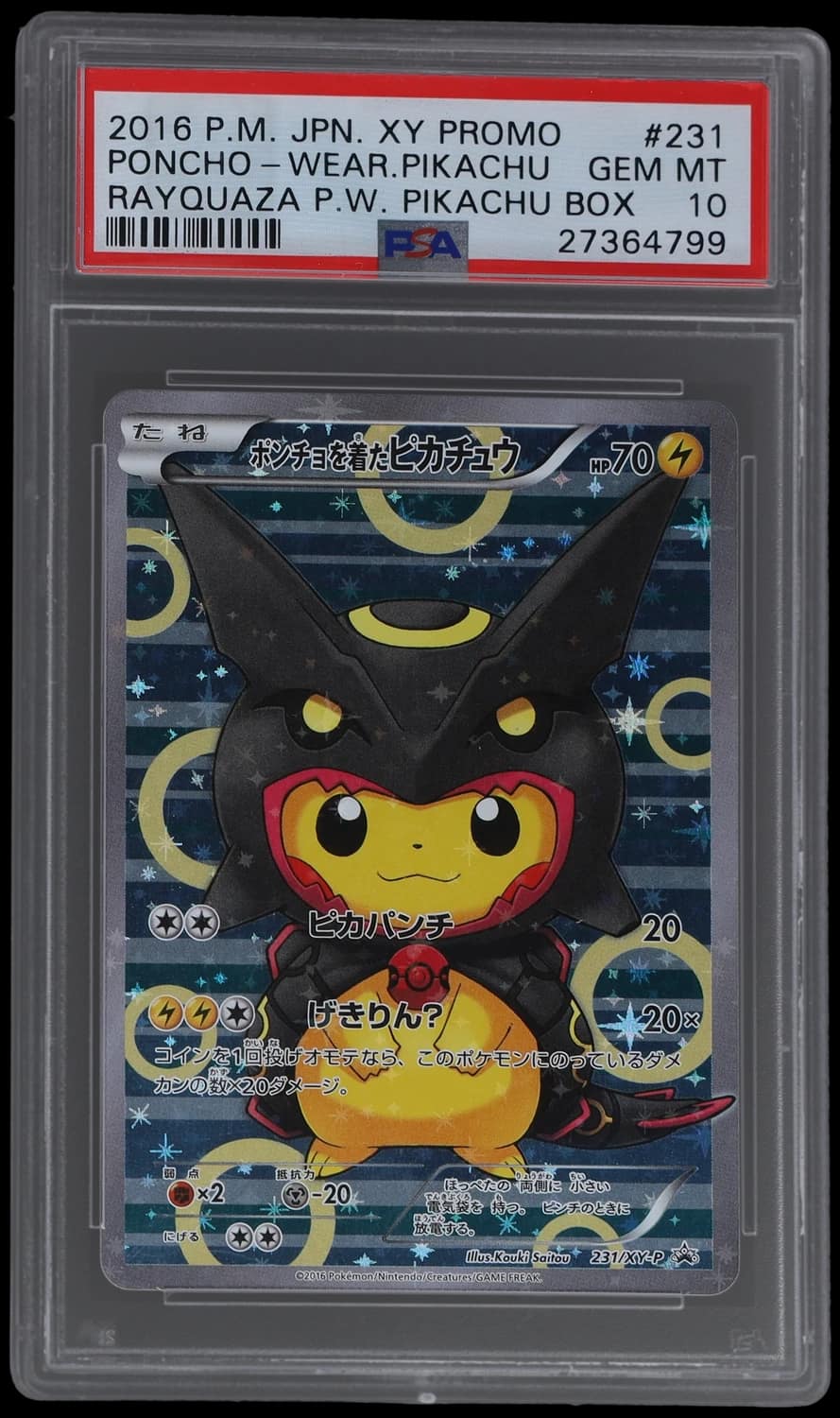 Poncho-Wearing Pikachu