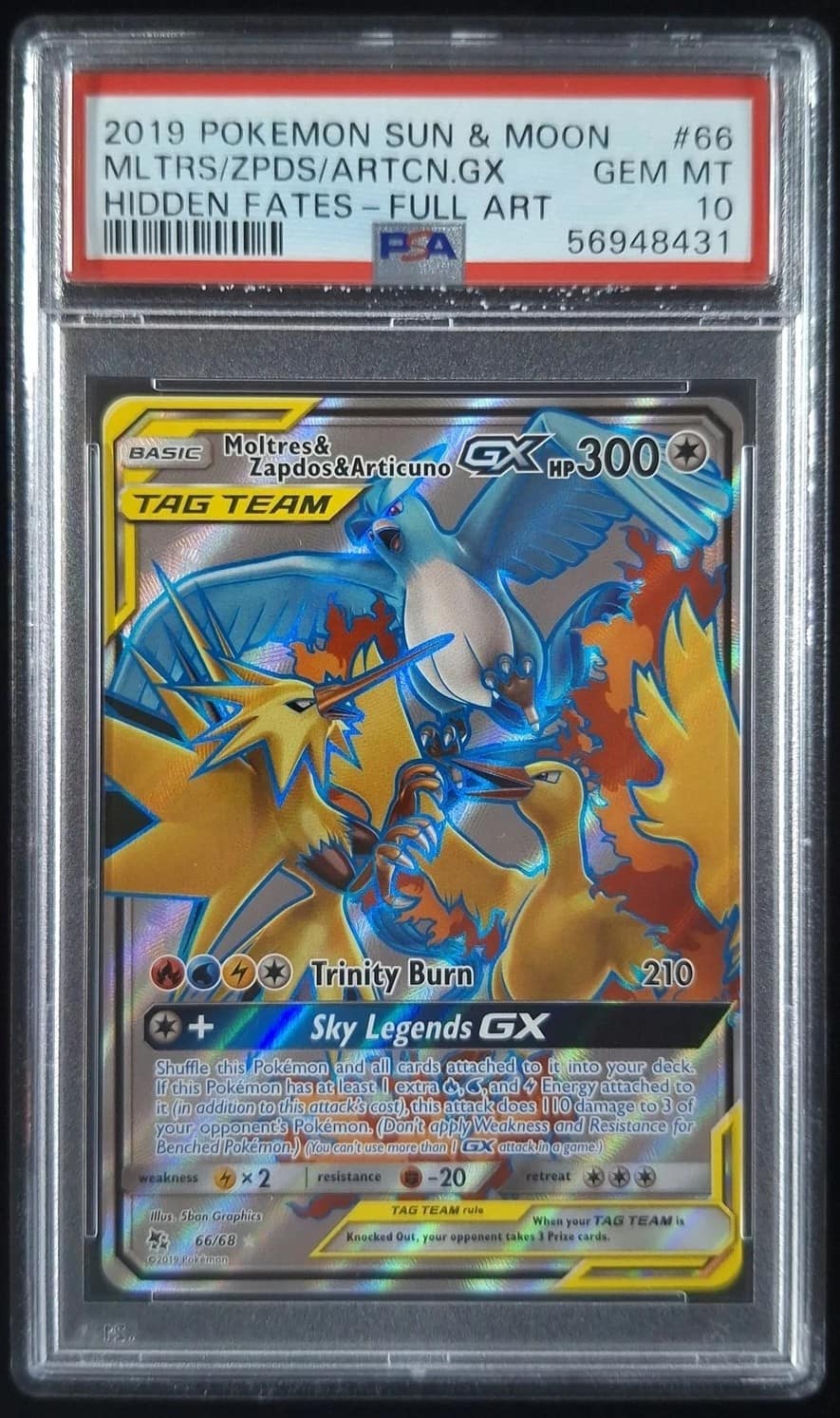 Moltres & Zapdos & Articuno Gx