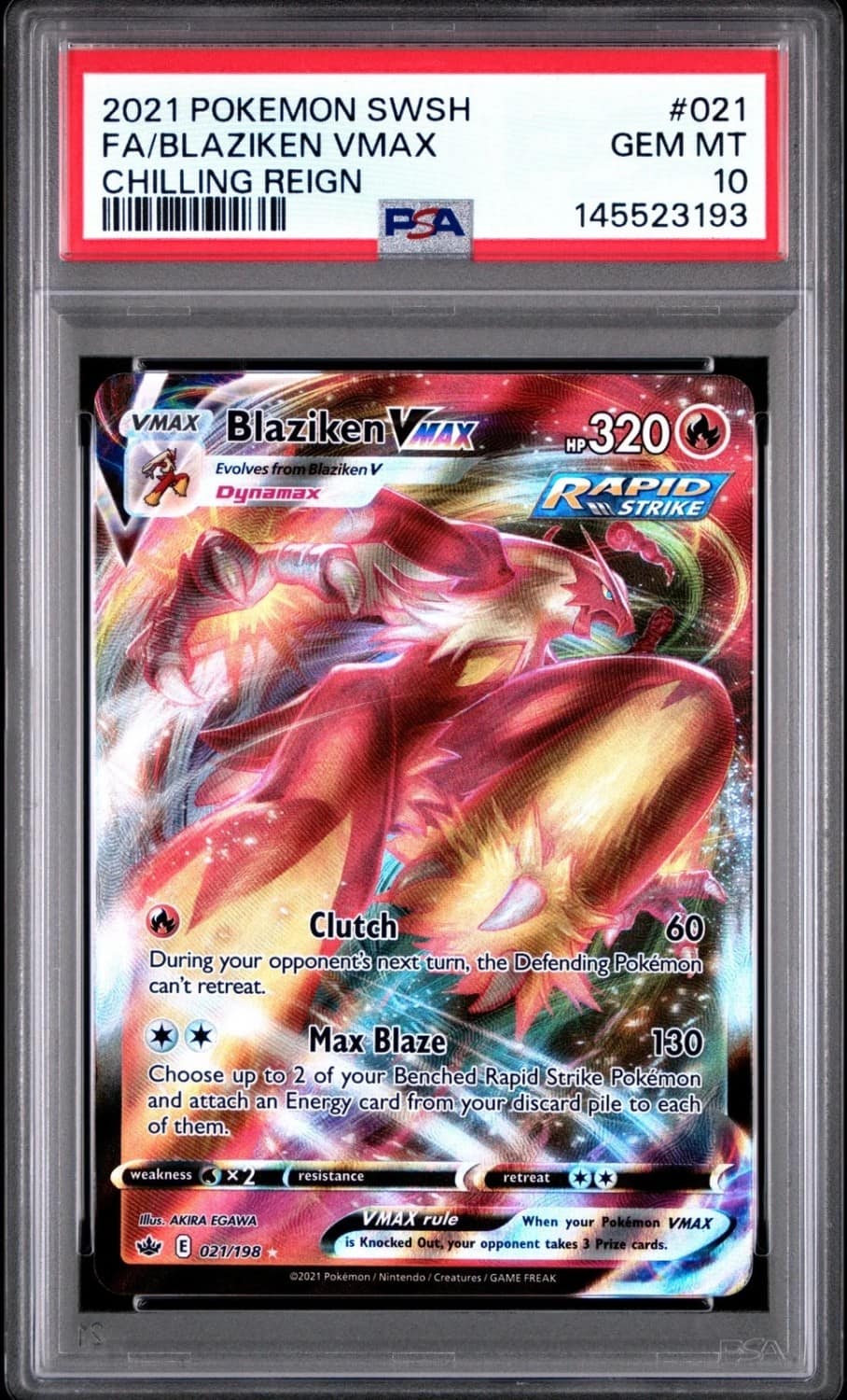 Blaziken Vmax