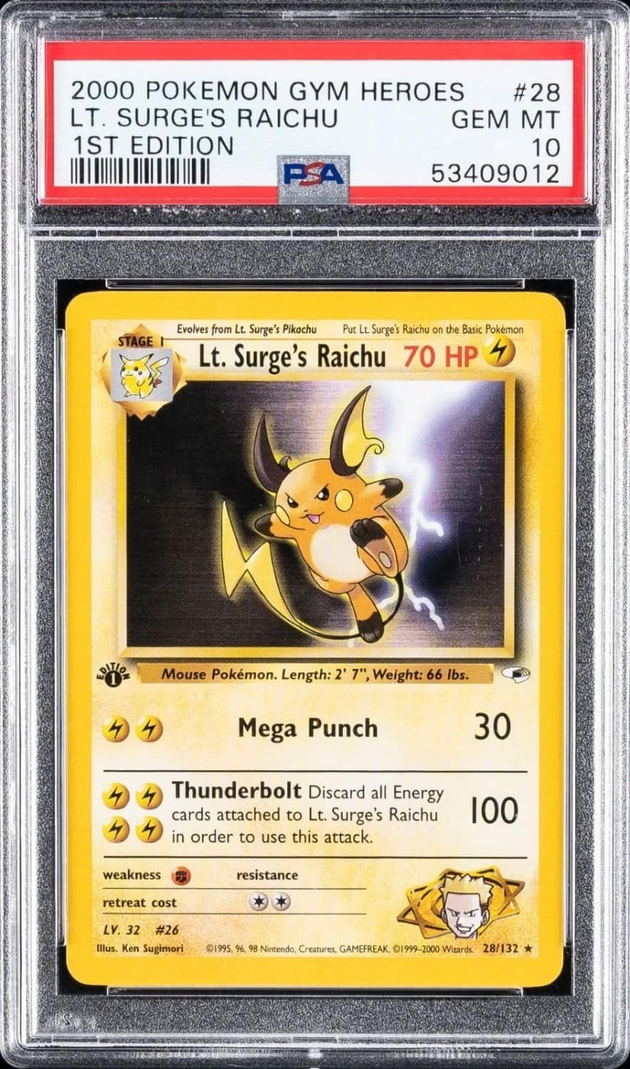 Lt. Surge'S Raichu
