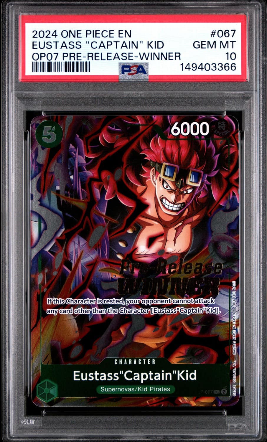 Eustass "captain" Kid