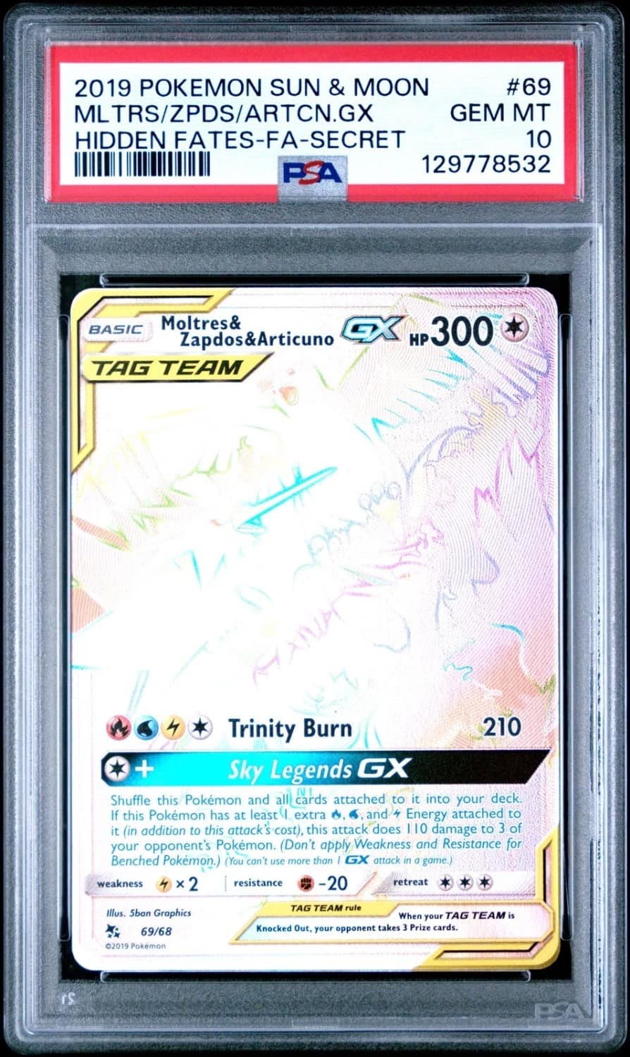 Moltres & Zapdos & Articuno Gx